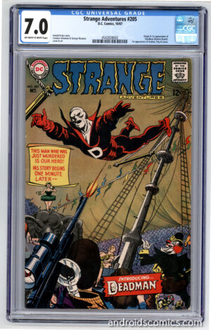 Strange Adventures #205 <br> CGC 7.0 <br> 1st App. of Deadman (Boston Brand)